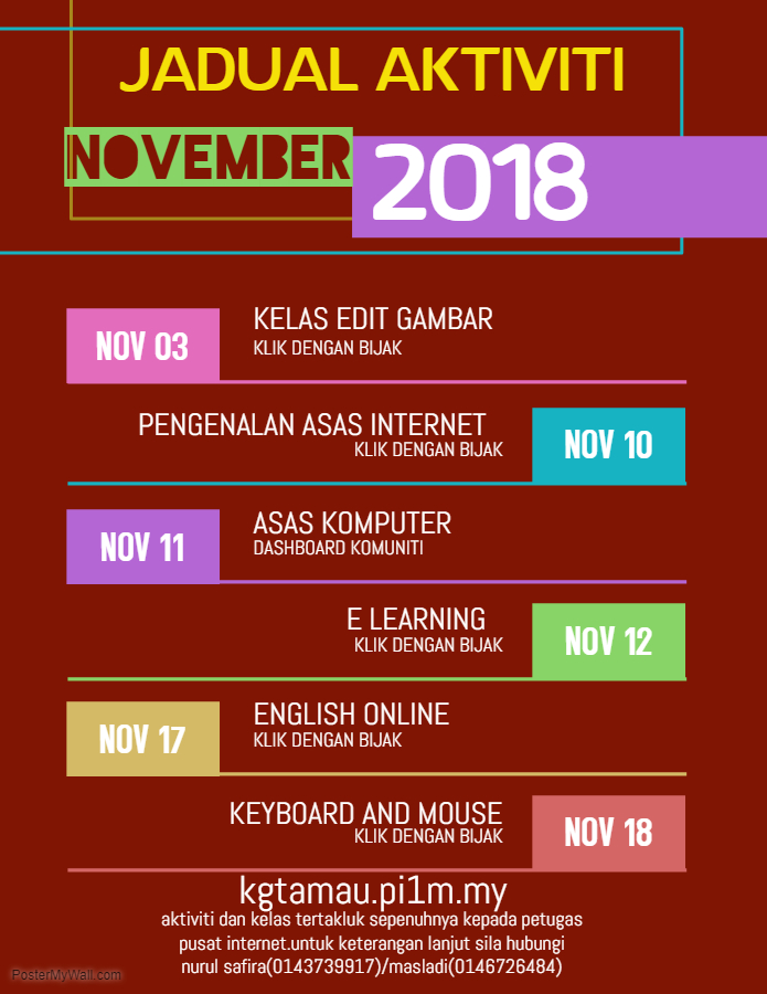 Copy of Upcoming Events Calendar - Made with PosterMyWall 2